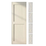 Classic Double Barn Door Kit | Brushed Nickel Hardware