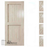 Natural Pine Wood Barn Door