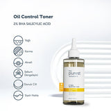 The Purest Solutions BHA Salicylic Acid Toner: Blackhead Remover, Pore Minimizer & Oil Control - Exfoliating AHA BHA Toner for Acne & Oily Skin