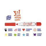 Carioca Scented Marking Pens - 8 Non-Toxic, Washable, Double-Tipped Markers for Kids and Artists