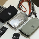 Topologie 2025 new waterproof sports crossbody water cup bag, niche and versatile, single shoulder and underarm pillow bag