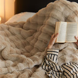 Toscana Soft & Comfortable Plush Bed Throw Blanket | 3CARATS