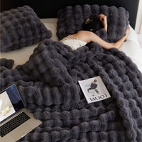 Toscana Soft & Comfortable Plush Bed Throw Blanket | 3CARATS
