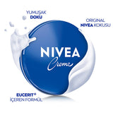 NIVEA Creme Moisturizing Cream for Dry Skin - Long-lasting Hydration for Face, Body & Hands