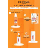 Loreal Paris Revitalift Clinical: Vitamin C & Salicylic Acid Brightening Face Mask - Instant Radiance, Even Skin Tone, Deeply Moisturizing Serum Mask