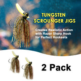 Reaction Tackle Tungsten Wobble Bill Jigs (2-Pack)