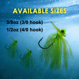 Reaction Tackle Tungsten Wobble Bill Jigs (2-Pack)