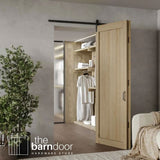 Classic J-Strap Bifold Barn Door Hardware Kit | 2 Door Kit