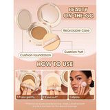 Sheglam Lock & Go Cushion Foundation for Dewy Skin Sand 15g