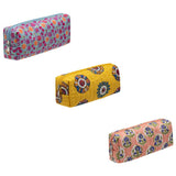 Eklips Quilted Cosmetic Bag - Small Makeup Bag Organizer for Travel, Stylish Pencil Case Design - Assorted Styles