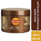 Carroten Gold Shimmer Tanning Gel SPF 0: Achieve a Deep, Radiant Bronze with Carrot & Coconut Oils | Moisturizing Sun Tanning Lotion