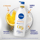 Nivea Q10 Firming Body Lotion with Vitamin C - 48 Hour Moisturization, Dermatologically Tested - 13.53 fl oz