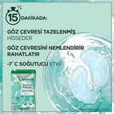 Garnier Hyaluronik Cooling Eye Mask - Anti-Fatigue, Hydrating Gel for Dark Circles & Puffiness