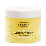 Ziaja Lemon Cake Sugar Body Scrub for Smooth Skin 300 ml