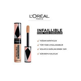 Loreal Paris Infaillible Concealer - High Coverage, Long Lasting Makeup for All Skin Types - 0.37 fl oz