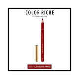 Loreal Paris Color Riche Le Lip Crayon - 300 Le Rouge Paris, Moisturizing Lip Color with Precise Application