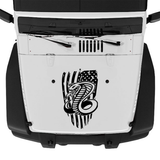 US Flag Cobra Hood Graphic