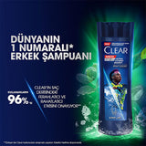 Clear Men Vin’cius Jœnior Anti-Dandruff Shampoo: Ultra Hydro Boost for Men - 10x Deeply Moisturizing, Eucalyptus & Cedarwood, Fight Dry Scalp & Flakes