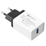 Quick Charge 3.0 Wall Fast Charger Adapter Micro USB Fast Data Sync Charger Cable for Samsung Xiaomi Huawei HTC LG Mobile Phone