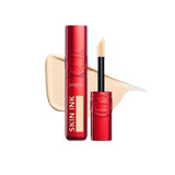 L'Oreal Paris Skin Ink Concealer Foundation 100: High Coverage, Natural Finish & Long Lasting Liquid Foundation for Flawless Skin