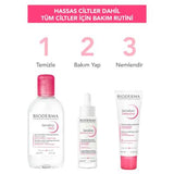 Bioderma Sensibio H2O Micellar Water for Sensitive Skin - Gentle Makeup Remover & Cleanser, Hypoallergenic & Dermatologically Tested