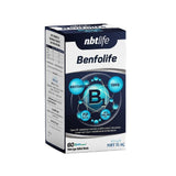 Nbt Life Benfolite with Benfotiamine Vitamin B1 Supplement, 60 Easy-to-Swallow Capsules