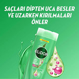 Elidor Healthy Hair Growth Shampoo with Biotin & Argan Oil - Nourishing Hair Care for Longer, Healthier Locks