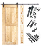Classic Single Barn Door Kit | Black Hardware