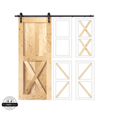 Classic Single Barn Door Kit | Black Hardware