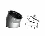 DuraVent 24 in - DuraTech Class A Chimney Pipe, Double Wall, 30 deg