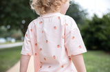 Organic Cotton Strawberry Print Shorts Set
