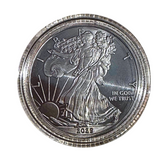 2026 1 Ounce OZ 999 Fine Solid USA American Liberty Eagle Coin Titanium Precious Metal Ingot Ti Element Chemistry Proof Mint Coin