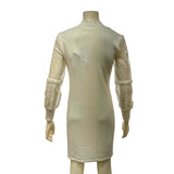NY Collection Womens Mock Neck Lace Sleeve Sweater Dress, Size Small