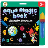 Lino Magic Water Book: Reusable Coloring Fun. Mess-Free Water Painting Book for Toddlers & Kids - Water Reveal, Self-Erasing Pages