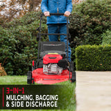 22" 170cc Gas Self-Propelled 3-in-1 Lawn Mower V8622S