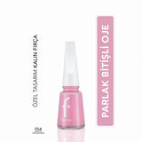 Flormar Nail Enamel High Pigment Polish 554 Pink Diamond