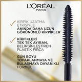 Loreal Paris Telescopic Gold Mascara - Long-Lasting, Volumizing Black Mascara for Lengthening and Separating Lashes