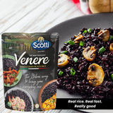 Riso Scotti, Microwave Venere Wholegrain Black Rice, 230g