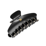 Balmain Cellulose Acetate Pince a Cheveux Hair Clip Black White