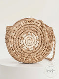 INC International Concepts Straw Circle Crossbody