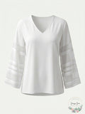 Alfani Solid Layered-Sleeve Top, Size Small