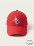 Savanna Georgia  Girls Mermaid Montauk Baseball Cap ,Color: Pink