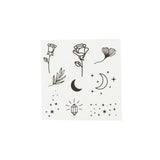 Nascita Rose & Stars Temporary Tattoos: Easy-to-Apply Body Gems for Festival Makeup, Face Jewels, & Trendy Adhesive Rhinestones