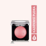 Flormar Shimmer Pink Baked Blush: High Pigment, Natural Glow, Vitamin E - Radiant Finish for All Skin Types