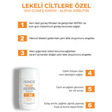 Sinoz SPF50+ Sunscreen for Dark Spots: Brightening Facial Sunscreen with Alpha Arbutin & Hyaluronic Acid Ð Non-Greasy, Daily Sun Protection for Hyperpigmentation