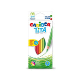 Carioca Tita Dry Paint Markers 12-Pack - Vibrant, Durable, and Safe for Kids