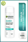 Garnier Salicylic Acid Anti-Acne Scar Peeling Toner: BHA & Niacinamide for Pore Minimizing, Skin Texture Improvement & Blemish Treatment