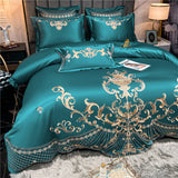 Vintage Embroidered Egyptian Cotton Bedding Set | 3CARATS