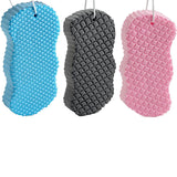 The Bath Bunny Soft Silicone Bath Sponge: Exfoliating Body Scrubber for Smooth Skin - Reusable & Durable Skin Cleansing Sponge