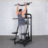 Vogue Assisted Chin/Dip - Muscle D Fitness - Adjustable - Pin Selectorized - Back Tricep Combo